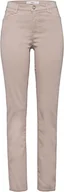 Spodnie damskie - BRAX Damskie spodnie w stylu Mary Five-Pocket bawełniana satyna, beżowy (Toffee 54), 27W / 32L - miniaturka - grafika 1