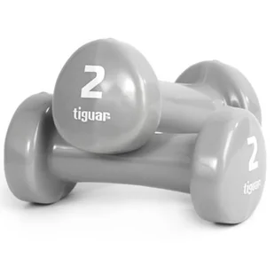 Tiguar Hantle winylowe 2kg TI-HW0020 roz uniw 5906660029038 - Hantle i ciężarki - miniaturka - grafika 1