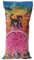 Prace ręczne dla dzieci - Hama 205-48 - różowy pastelowy - 6000 koralików midi - miniaturka - grafika 1