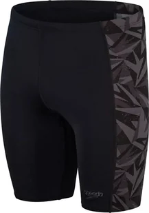 Speedo Męskie kąpielówki Speedo HYPERBOOM PNL JAM AM black/oxid grey rozmiar 40 - Kąpielówki męskie - miniaturka - grafika 1