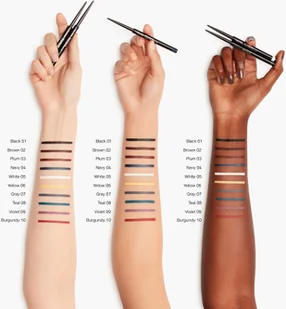 Shiseido MicroLiner Ink eyeliner w tuszu odcień 10 Burgundy 1 szt - Tusze do rzęs - miniaturka - grafika 5