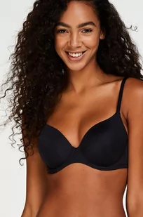 Hunkemöller Biustonosz usztywniany z fiszbinami Super Soft Czarny - Biustonosze - miniaturka - grafika 1