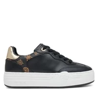 Sneakersy damskie - Sneakersy Guess FLPSWO FAL12 Czarny - miniaturka - grafika 1