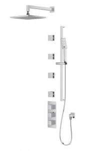 OMNIRES SYSFR12X CR FRESH system prysznicowy podtynkowy, chrom - Zestawy prysznicowe - miniaturka - grafika 1