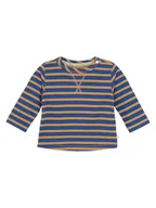 Kaftaniki dla niemowląt - Noppies Koszulka "Spicer" w kolorze niebiesko-jasnobrązowym - miniaturka - grafika 1