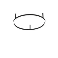 Lampy sufitowe - Ideal Lux Plafon ORACLE SLIM PL D050 ROUND czarna 3000K 265988 265988/IL - miniaturka - grafika 1