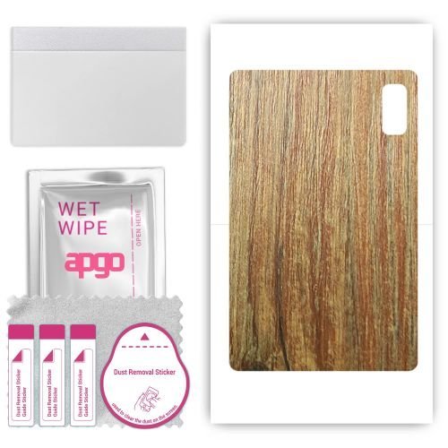 folia naklejka skórka strukturalna na TYŁ do HTC A103 Plus - Drewno Sosna Antyczna - apgo SKINS