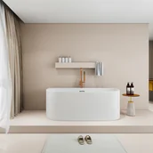 Wanny - Balneo Wanna wolnostojąca przyścienna VIVA WHITE - 150 x 75 cm AKRYL B1-J0101010102-1 - miniaturka - grafika 1