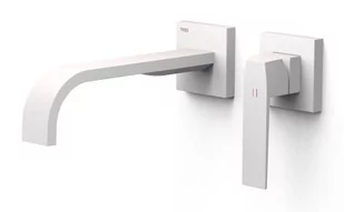 Bateria umywalkowa TRES Slim Exclusive Biel Matowa 20230004BM - Baterie umywalkowe - miniaturka - grafika 1