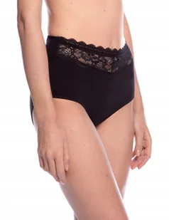 LAMA FIGI MAXI L-1550MX XXXXL czarny/pudrowy róż - Majtki damskie - miniaturka - grafika 1