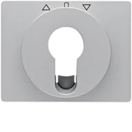 Inne akcesoria elektryczne - Berker Pokrywa do łącznika żaluzjowego obrotowego na klucz Berker K.5 aluminium - miniaturka - grafika 1