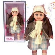 Lalki dla dziewczynek - Duża Lalka Paula 40 Cm Mówi Po Polsku Śpiewa Ubranka Boho Interaktywna - miniaturka - grafika 1