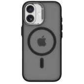 Etui i futerały do telefonów - Etui WINNER GROUP Matte Frame Magnet do Apple iPhone 17 Czarny - miniaturka - grafika 1