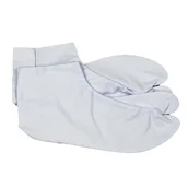 Skarpetki damskie - Klasyczne Japońskie Białe TABI Tetron & Bawełna Made in Japan 39 - miniaturka - grafika 1