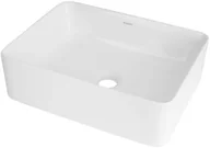 Umywalki - Deante JASMIN Umywalka ceramiczna nablatowa 30x40 Biała CDJ_6U4S - miniaturka - grafika 1
