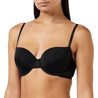Biustonosze - Calvin Klein Bielizna damska Flirty Biustonosz balkonowy Czarny (15) 70B - miniaturka - grafika 1