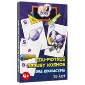 Gry karciane - Trefl Piotruś Rebusy Kosmos 08435 - miniaturka - grafika 1