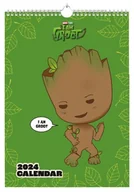 Kalendarze - Marvel Groot - kalendarz A3 na 2024 rok - miniaturka - grafika 1