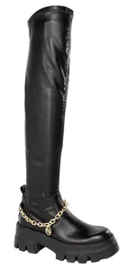 Kozaki Karino 4487-076P Czarne Lico - KARINO - Kozaki damskie - miniaturka - grafika 1