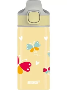 Sigg Butterfly butelki na wodę, unisex, dla młodzieży, żółte, 0,4 - Shakery i bidony sportowe - miniaturka - grafika 1
