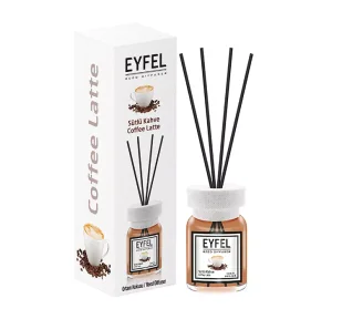 EYFEL ODŚWIEŻACZ POWIETRZA PATYCZKI ZAPACHOWE COFFEE LATTE 120ML - Zapachy do domu - miniaturka - grafika 1