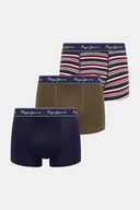 Majtki damskie - Pepe Jeans bokserki 3-pack kolor granatowy PMU11187 - miniaturka - grafika 1