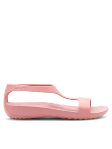 Crocs Sandały SERENA SANDAL 205469-682 Różowy - Sandały damskie - miniaturka - grafika 1