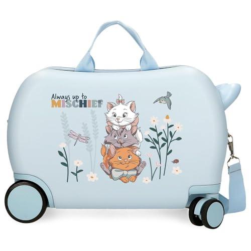 Joumma Disney Before The Bloom Walizka Dziecięca Niebieska 45x31x20 cm Twardy ABS 24,6L 1,8 kg 4 Koła Bagaż Ręczny, Niebieski, walizka dziecięca