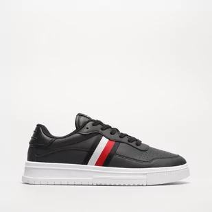 TOMMY HILFIGER SUPERCUP LEATHER STRIPES - Tommy Hilfiger - Buty sportowe męskie - miniaturka - grafika 1