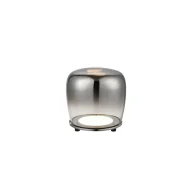 Lampy stojące - Szklana okrągła lampa stołowa - V045 Sevelzo - miniaturka - grafika 1