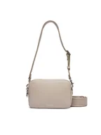 Torebki damskie - Calvin Klein Torebka Webbing Double Strap Camera Bag LV04F3165G Beżowy - miniaturka - grafika 1