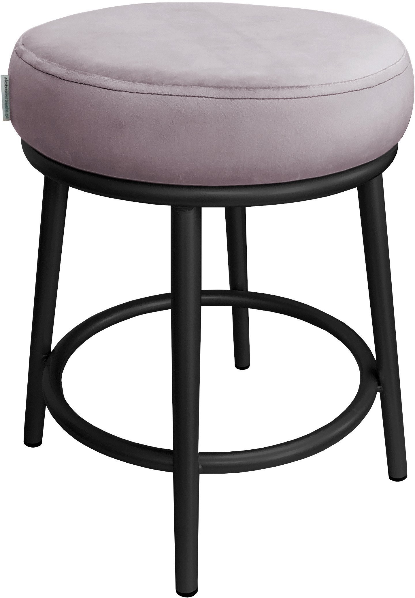 Taboret Ben noga metalowa czarna MG55