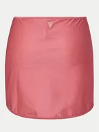 Spódnice - Guess Spódnica mini E5GD07 KC632 Różowy Regular Fit - miniaturka - grafika 1