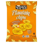 Kuchnie świata - Samai Chipsy z dojrzałych bananów 75 g - miniaturka - grafika 1
