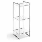 Mydelniczki i dozowniki mydła - Regał łazienkowy polerowany PONIO  kod: ZACK-40529 - miniaturka - grafika 1