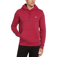 Bluzy męskie - Original Penguin Bluza męska Pete Oth Hoo, Sangria, XXL - miniaturka - grafika 1