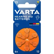 Baterie i akcesoria - Baterie PR48 VARTA 13 (6 szt.) - miniaturka - grafika 1