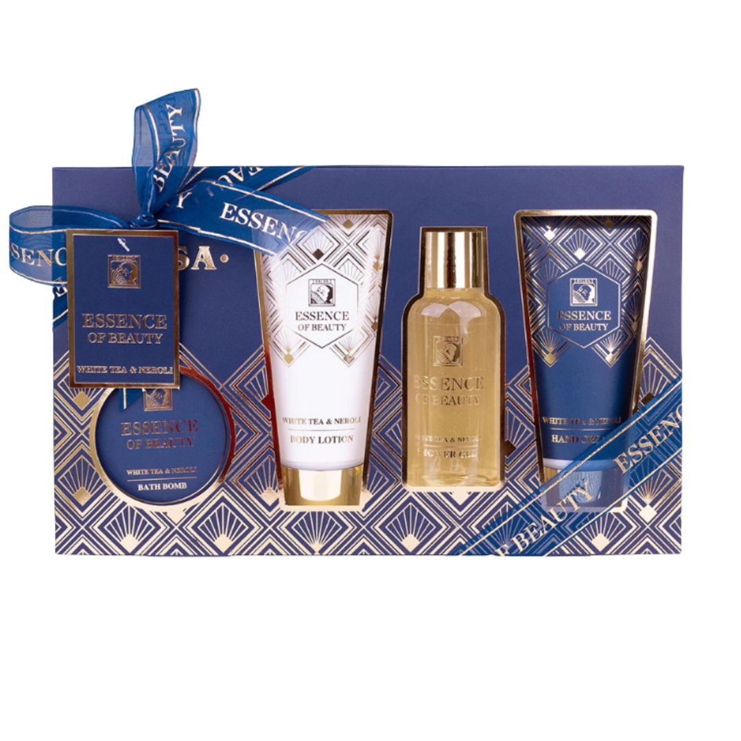 Accentra Geschenkset Essence of Beauty - Biała herbata i neroli 390 ml