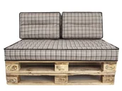 Poduszki ogrodowe - Hobbygarden Poduchy Tomcio Poduch - Beż kratka PNPBEK8 - miniaturka - grafika 1