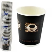 Dekoracje i nakrycia stołu na imprezę - KUBKI PAPIEROWE Z NADRUKIEM COFFEE 240 ML 50 SZT - miniaturka - grafika 1