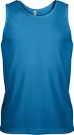 Koszulki męskie - Kariban ProAct Męska koszulka sportowa bez rękawów PA441 Turquoise Aqua Blue XS - miniaturka - grafika 1