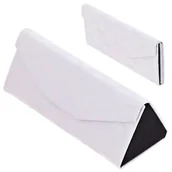 Akcesoria do okularów - Etui na okulary składane w trójkąt ET-133B białe - miniaturka - grafika 1
