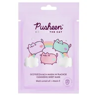 Maseczki do twarzy - Pusheen, Cleansing Sheet Mask, Oczyszczająca Maska W Płachcie, 17g - miniaturka - grafika 1