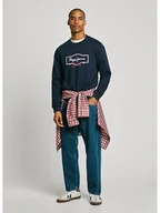 Bluzy męskie - Pepe Jeans Bluza "Daxton" w kolorze granatowym - miniaturka - grafika 1