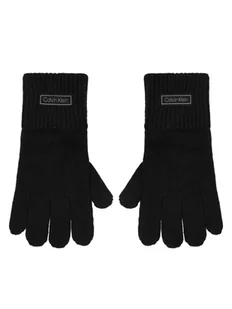 Calvin Klein Rękawiczki LV14F8041G Czarny - Rękawiczki - miniaturka - grafika 1