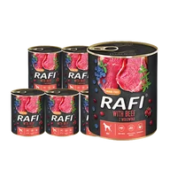 Mokra karma dla psów - Dolina Noteci Rafi z wołowiną 6x800g 42523-uniw - miniaturka - grafika 1