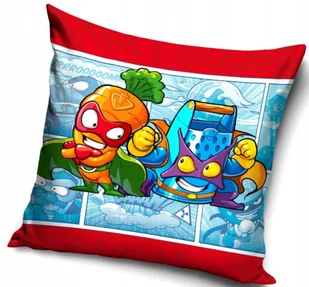 Carbotex, Super Zings, Poszewka, 40x40 cm - Kołdry i poduszki dla dzieci - miniaturka - grafika 1