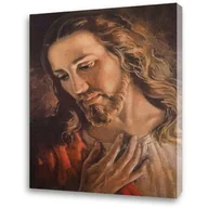 Ikony i obrazy sakralne - Obraz religijny na płótnie Jezus według brata Elia - miniaturka - grafika 1