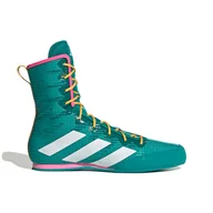 Kimona, stroje i obuwie - Damskie Buty ADIDAS BOX HOG 4 JR5382 – Turkusowy - miniaturka - grafika 1