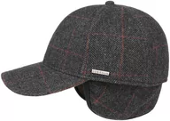 Czapki i chusty sportowe męskie - Czapka z Klapkami na Uszy Kinty Wool by Stetson, szary, L (58-59 cm) - miniaturka - grafika 1